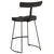Vidaxl Barski stolčki 2 črni Black 49x43x79 cm trden mangov les