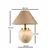 Opviq Stona lampa BK011, O30,18 cm, IP20, Bež-zlatne boje