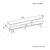 Hanah Home TV Komoda Paul, 180x50x29,6 cm, Antracit