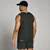 MP Mens Tempo Gridded Tank - Washed Black - S