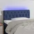 Vidaxl LED posteljno vzglavje modro 100x7x78/88 cm blago