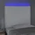 LED uzglavlje bijelo 100x5x118/128 cm od umjetne kože