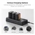 K&F CONCEPT Sony NP-FW50 3-pack Camera Charger with LCD Display/With Micro USB and Type-C cable