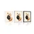 Plakat abstraktni listi No4 - 60x90 silver
