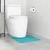Prostirka protiv klizanja s izrezom za WC Tirkizna 50 x 50 cm
