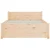 Vidaxl Posteljni okvir trden les 75x190 cm