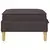 vidaXL Pouf s shrambnim prostorom Temno rjava Blago