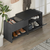 HANAH HOME Cipelarnik Filux Bench Anthracite