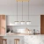 Opviq Luster Anemon-13836, 100x30x110cm, IP20, Zlatno-bele boje
