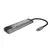 Natec NMP-1985 FOWLER GO, USB Type-C 5-in-1 Multi-port Adapter (USB3.0 Hub + HDMI + PD + Gigabit LAN), Max. 100W Output, Black