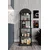 Hanah Home Polica za kafu Lungo, 30x50x140 cm, Crna