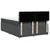 Vidaxl Box spring postelja z vzmetnico temno siva 140x200 cm blago