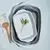 Rectangular oven dish, ceramics, 36.5x23.5cm/2.7L, Ecume - Emile Henry