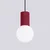 Sollux SL.1749 - Luster na sajli HALO 1xG9/8W/230V prečnik 12 cm crvena