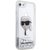 Karl Lagerfeld iPhone 7 / 8 / SE 2020 / 2022 silver hardcase Glitter Karl Head (KLHCI8LNKHCH)