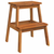 Stolac s 2 stepenice 40x38x50 cm od masivnog bagremovog drva