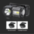 LED RGBW prigušiva punjiva čelna lampa USB LED/3W/5V IP43 190 lm 24 h 750 mAh