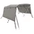Tenda bimini s 3 luka i bočnim stijenkama 183x(137-152)x137 cm