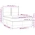 Vidaxl Box spring postelja z vzmetnico temno siva 140x200 cm blago