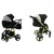 Karex Kolica za bebe Quero 2u1 Gold, Crna