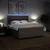 Vidaxl Box spring postelja z vzmetnico taupe 200x200 cm blago