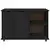 Mobilni ormar Crna 100 x 39 x 65,5 cm Čvrsto borovo drvo