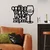 Wallity Zidna dekoracija Coffee Repeat, 50x40 cm, 1.5 mm, Crna