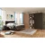 Hom`in POSTELJA BOXSPRING 180 cm x 200 cm , tekstil antracit, črna