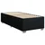 vidaXL Box spring postelja z vzmetnico črna 80x200 cm blago