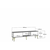 HANAH HOME TV polica Pelin Anthracite Gold