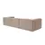 Atelier del Sofa Ugaona garnitura Fora 296x66x185cm Braon