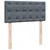 vidaXL Box spring postelja z vzmetnico temno siv 90x190 cm žamet