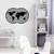 Wallity Zidna dekoracija MT - 020, 74 x 49 cm, Crna