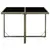 Vrtni stol sivi 109 x 107 x 74 cm od poliratana i stakla