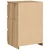 Vidaxl vidaXL Nočna omarica Artisan hrast 40x35x62,5 cm