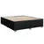 vidaXL Box spring postelja z vzmetnico črn 200x200 cm blago