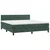 Vidaxl Box spring postelja z vzmetnico temno zelena 180x200 cm žamet