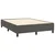 Krevet box spring s madracem LED tamnosivi 140x190 cm baršun