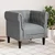 Sofa Svijetlo siva 78,5 x 74,5 x 74,5 cm Poliester