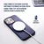 Maska Magsafe Stripe za iPhone 15 Pro Max 6.7 ljubičasta