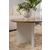 HANAH HOME Sto za dnevnu sobu Sable Walnut White