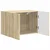 TV zidni ormar Sonoma hrast 59,5 x 31 x 40 cm Konstruirano drvo