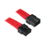 BITFENIX kabel za napajanje 8-PIN, 45cm, crveno/crni ZUAD-274