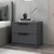 Hanah Home Noćni ormarić Kale Plus 54x40x47cm Antracit