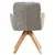 Homestyle4U Jedilni stol 58.5x84x60 cm siva