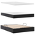 Krevet s od storage s madracem Crna 140 x 190 cm Lažna koža