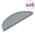 Prostirke za stepenice 10 kom 56x17x3 cm svijetlo sive poluokrugle