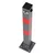 ModernHome Sklopiva parking barijera stub, 60cm, Siva