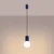 Sollux SL.1739 - Luster na sajli HALO 1xG9/8W/230V prečnik 12 cm plava