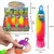 12x raztegljivih svetlečih lignjev Squishy Octopus 21 cm SET za razstavljanje